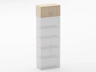 Антресоль широкая Glassy 6.04.131 Венге