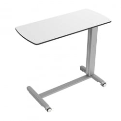 Передвижной приставной столик с регулировкой по высоте EUREKA ERK-BF-1006, белый