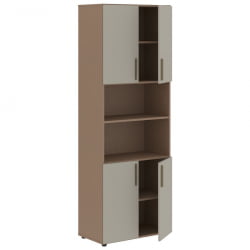 Шкаф с 2 комплектами глухих малых дверей VELION VHCS 80.4 Аметист Кобра