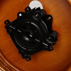 Кресло-качалка PAPASAN/ПАПАСАН w 23/01 B /с подушкой/ 115х78х104 см, Cognac (коньяк), ткань Оранжевый, С 23