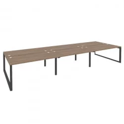 Рабочая станция на О-образном м/к ОНИКС О.МО-Д.РС-6.4.8 Дуб Аризона/Антрацит / ONIX O.MO-D.RS-6.4.8