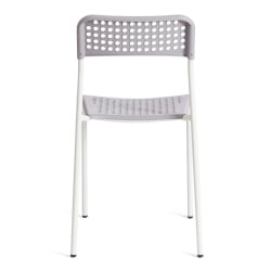 Стул ADDE (mod. C-049) металл/пластик, 39 х 49 х 78 см, Grey(серый)/White(белый) разборный