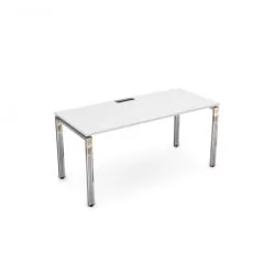 Стол рабочий, прямолинейный GLOSS LINE НСР-П.004.1 Белый Премиум