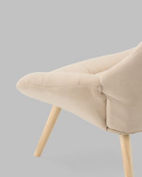 Кресло Олби Страйпс бежевый