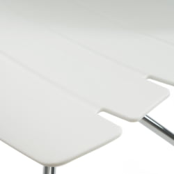 Стул офисный HANSEN (mod. 606-1) Белый/хром