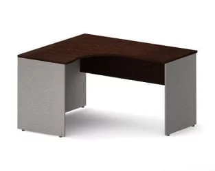 Стол письменный левый СА-3 Л Венге/металлик