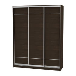 Шкаф-купе B-220х180х60-2(Венге-D7D7D7)