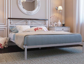 Кровать Эсмеральда 1400х2000 Белая