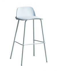 Стул барный Mist (Б) Серо-голубой