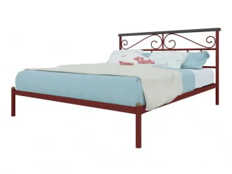 Кровать Эсмеральда 1400х1900 Красная