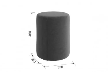 Пуф Рони 2 PM-001.2 бирюзовый (велюр)