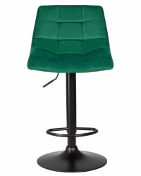 Стул барный DOBRIN TAILOR BLACK (зеленый велюр (MJ9-88))