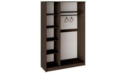 Шкаф для одежды Мишель 05 Венге Цаво/Дуб Белфорт с рисунком