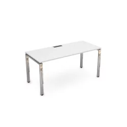 Стол рабочий, прямолинейный GLOSS LINE НСР-П.008 Белый Премиум