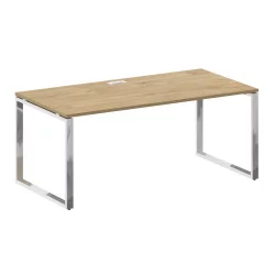 Стол руководителя прямой без тумбы SHIFT SK.SR-180 Тиквуд Светлый/Капучино