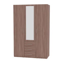 Шкаф распашный R-198х135х60-3-M(ЯШТ)