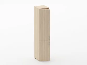 Шкаф высокий закрытый Glassy 6.19.13Л Бук светлый