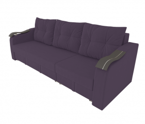 Диван прямой Рио Трансформер (Berhouse) Цвет фасада: Бордо Велюто 25; Тип: Левый/правый; Материал фасада: Металл/Велюр