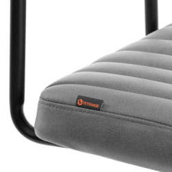 Кресло SLIM иск. замша, Grey (Cерый)