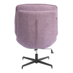 Кресло лаунж Cosmo велюр/букле, VT shape wood rose