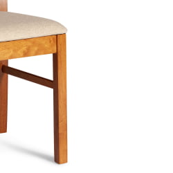 Стул Гермес/ Hermes дерево гевея, 43х49х94см, Espresso, ткань бежевая (S178-4)