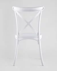 Стул пластиковый Кроссбэк Белый