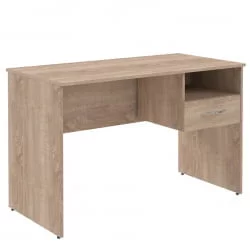 Стол письменный (S-1200) R с правой подвесной тумбой Дуб Сонома Светлый