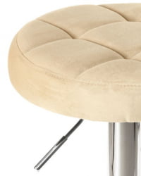 Табурет барный ДОБРИН БРУНО (бежевый велюр (МДЖ9-10)) / DOBRIN BRUNO (MJ9-10))