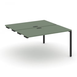 Двойной стол-приставка к опорным тумбам/шкафам CONCEPT CN.DSPR-001 Кобо Антрацит