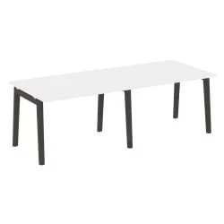Стол переговорный (2 столешницы) ONIX WOOD OW.PRG-2.2 Белый Бриллиант/Темный
