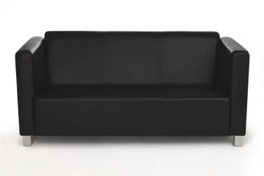 Диван трехместный Милано Комфорт Д3 Санторини 401 (черный) Категория 1