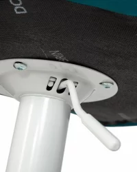 Стул барный DOBRIN TAILOR WHITE Морской волны велюр MJ9-99