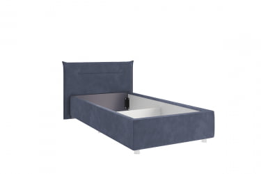Кровать 0.9 Альба КМ0.9-16 топаз (велюр)