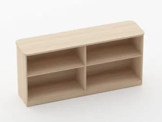 Тумба приставная к столу Glassy 3.18.104 Орех