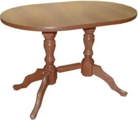 Стол обеденный Овальный на 2-м подст. тонкая 1 кат. 1555 6130