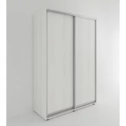 Шкаф-купе в коридор Акцент-Сим Д 1400х600 Выбеленное дерево