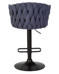 Стул барный ДОБРИН ЛЕОН (синяя ткань (ЛАР-275-29)) 2 шт / DOBRIN LEON (LAR-275-29))