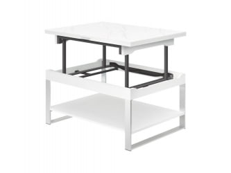 Стол-трансформер Агат-36 Белый шпон