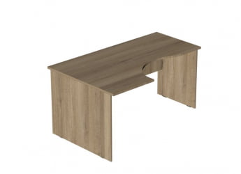 Стол компьютерный угловой Р.СКУ-16 (левый) Серый