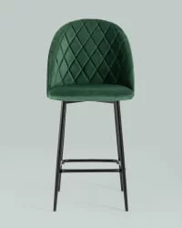 Стул полубарный Марсель ПЛ велюр Зеленый