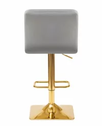 Стул барный ДОБРИН ГОЛДИЕ Серый велюр МДЖ9-75 / DOBRIN GOLDIE MJ9-75