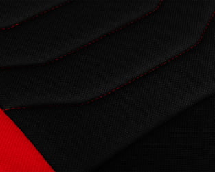 Кресло игровое DOBRIN RICK (черно-красный)