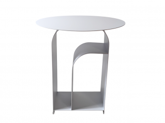 Журнальный столик Arwel металл белый