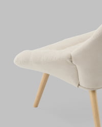 Кресло Олби Страйпс белый