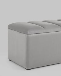 Банкетка Нильсон 2 велюр Серый