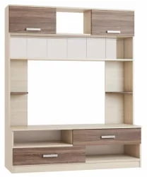 Гостиная Трио Дуб Сонома/Дуб Сакраменто темный