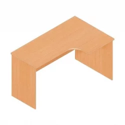 Стол компьютерный угловой Р.РС-14 (правый) дуб молочный