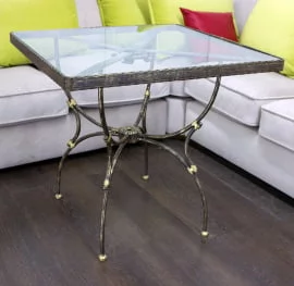 Маленький обеденный стол Прованс квадратный 800ммx800мм h750мм