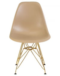 Стул обеденный ДОБРИН ДСР (ножки золотые, цвет бежевый (ГР-03)) 4 шт / DOBRIN DSR (GR-03))