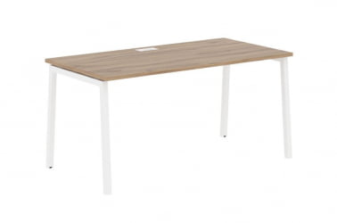 Стол письменный EDIS ELST 1580 Дуб Денвер светлый Белый